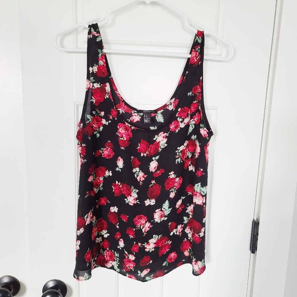9/20 FOREVER21 ROSE BLOUSE